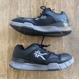Kuru Quantum 2 Men's Size 9 KURUSOLE Running Walking Comfort Shoes Black Gray